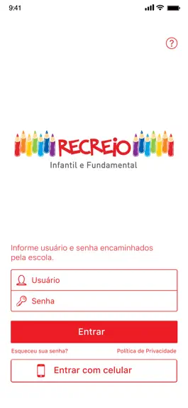 Game screenshot Escola Recreio apk