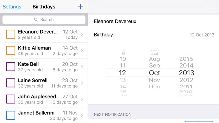 Birthday Memo screenshot-4