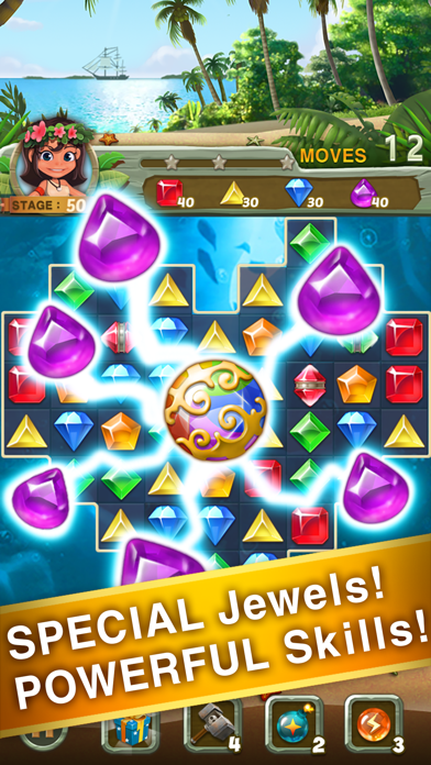 Paradise Jewel: Match-3 Puzzle screenshot 3
