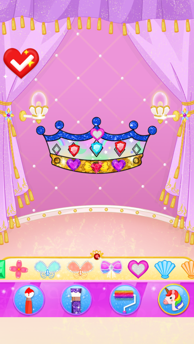 Princess Makeup Dress Design screenshot 4