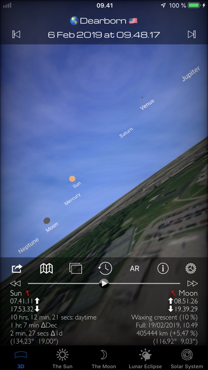 Sun & Moon 3D Planetarium Pro screenshot-0