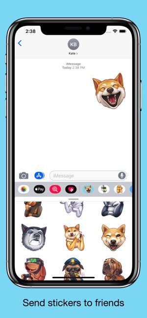 Funny dogs - emoji stickers(圖4)-速報App