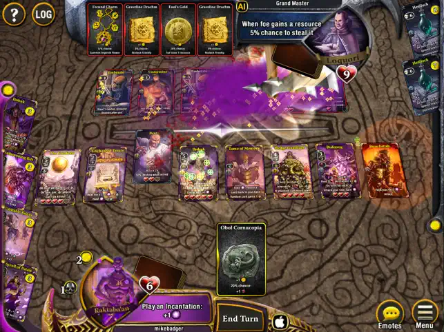 Imágen 1 War of Omens Deck Builder CCG iphone