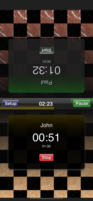 Chess Clock App