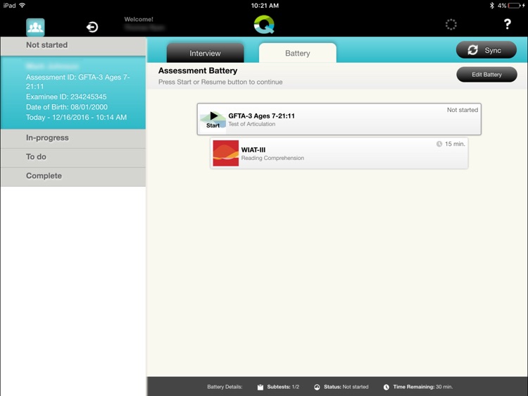 Q-interactive Assess