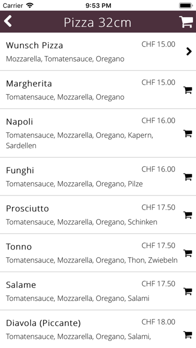 Memolino Pizzakurier screenshot 3