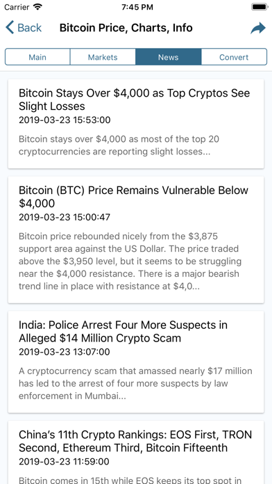 CoinLore Cryptocurrency Prices screenshot 4