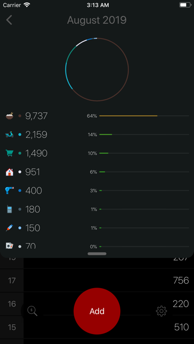 Spendings Tracker screenshot 2