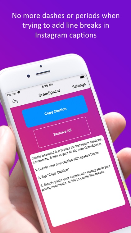 GramSpacer For Instagram screenshot-3