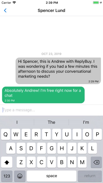 ReplyBuy Messenger