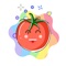 Provide various vegetable stickers, with a sharing function, you can share to friends through SMS