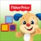 Play and interact with Fisher-Price First Words Blocks and our favorite friends, Puppy and Sis