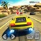 Get ready to drive furious car in highway traffic rush