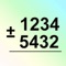 You want to improve the skills of adding and subtracting large numbers, then use this program