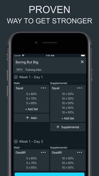 Ultimate 5/3/1 - Workout Log screenshot-0