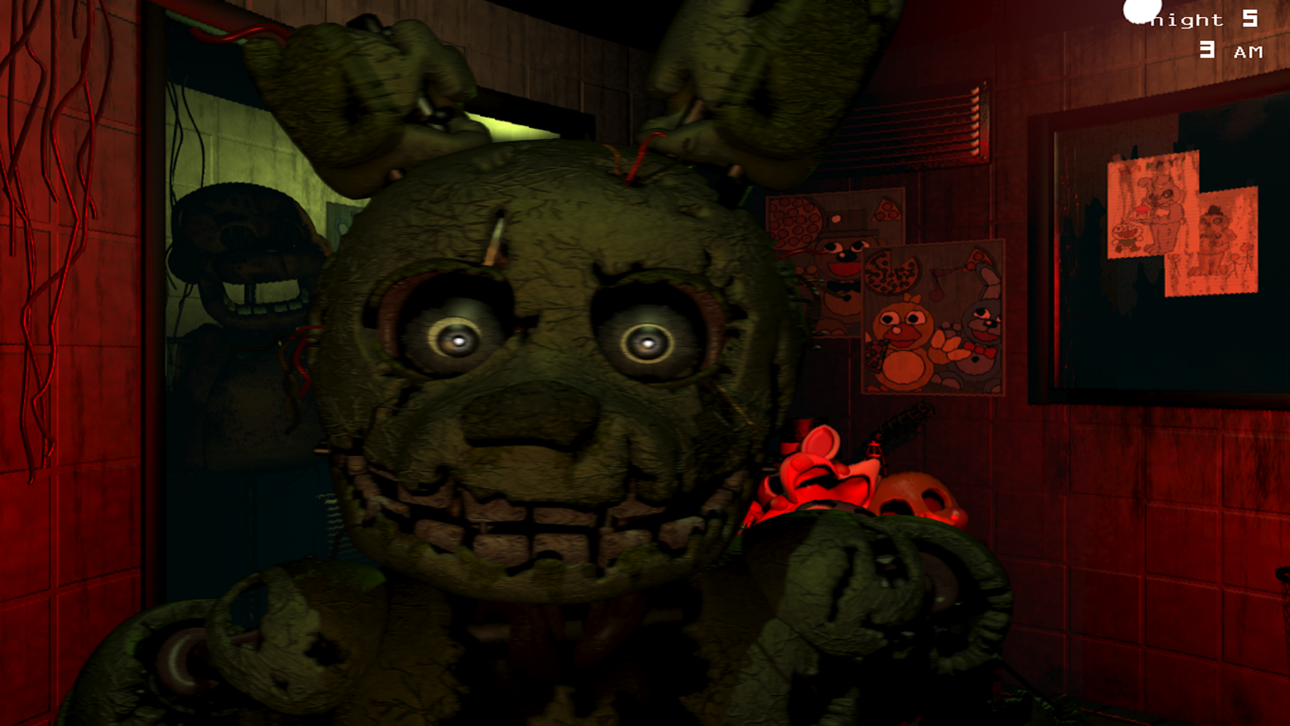 Five Nights at Freddy's 3 screenshot 2 - iOS game interface