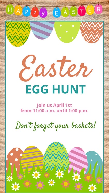 Easter Invitation Card Wishes