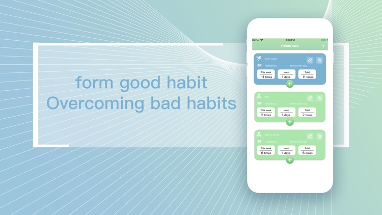 Habits card-Develop habits