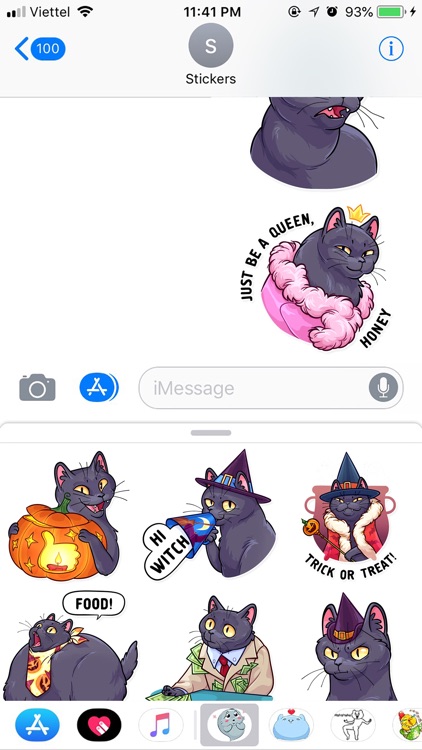 Cat Halloween Emoji Stickers