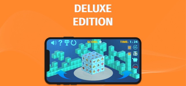 Mahjong 3D Cube Deluxe Game(圖3)-速報App