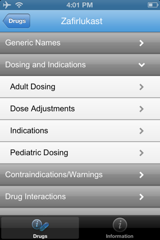 IBM Micromedex Drug Ref - náhled