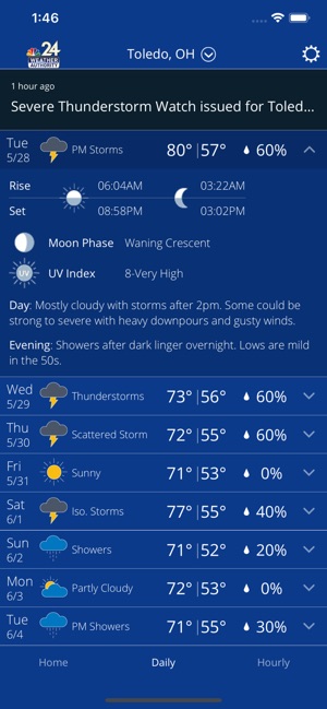 WNWO NBC 24 Weather Authority(圖2)-速報App