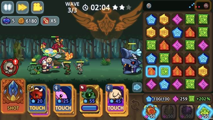 Puzzle Defense: Match 3 Battle screenshot-6