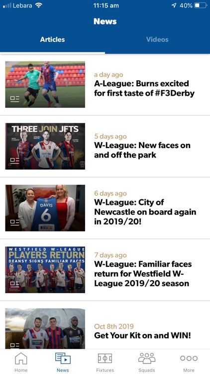 Newcastle Jets Official App