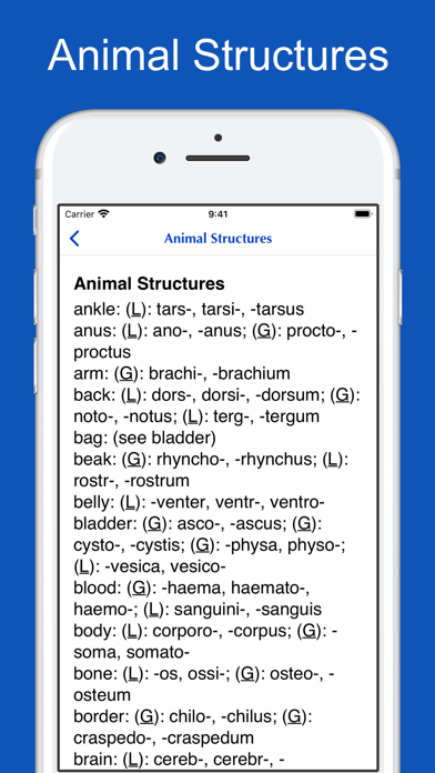 English Root Dictionary screenshot1