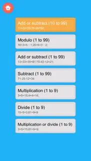 quick math:calc practice iphone screenshot 1
