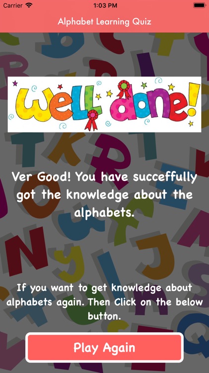 Alphabet Learning Quiz screenshot-5