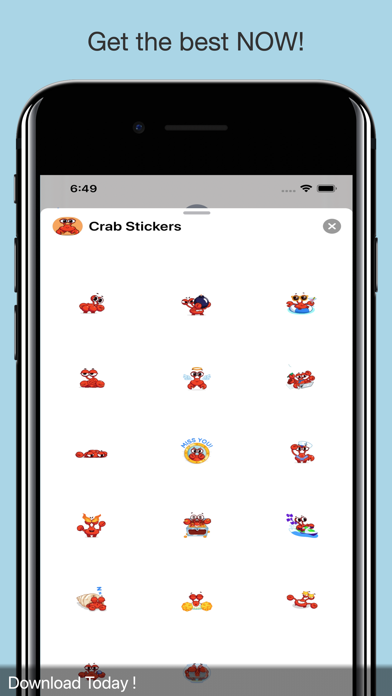 Crab Stickers Best of Crabs screenshot 4