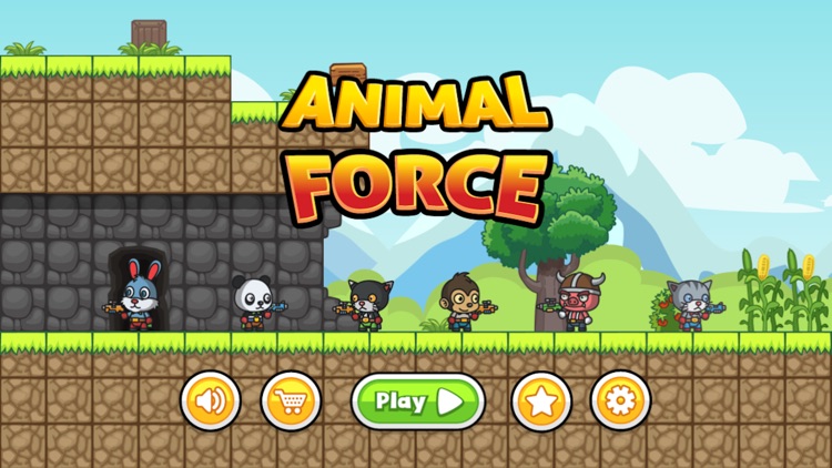 Animal Force: Jump N' Gun Game