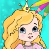 Icon Magic Princess Coloring Books