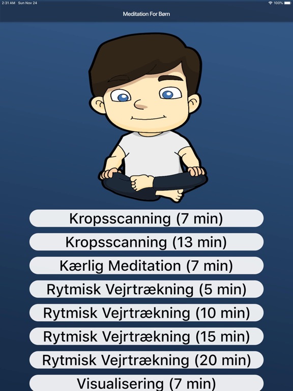 Screenshot #4 pour Dansk Meditation For Børn