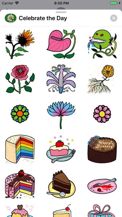 Celebrate the Day Stickers