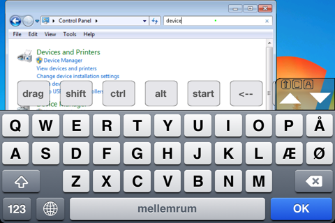 Remote Desktop - RDP - náhled