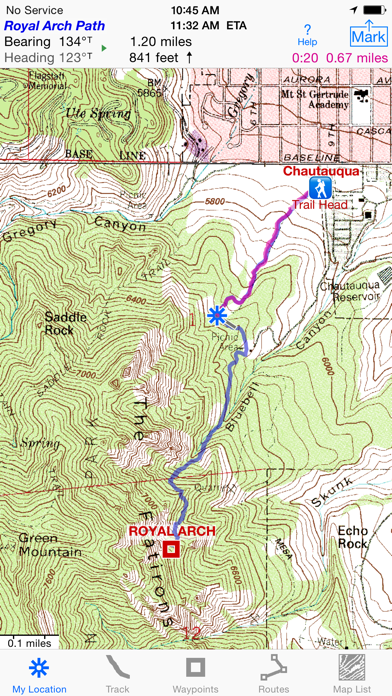 i Hike GPS : USA + SE & SW Canada Topo Maps Screenshot 1