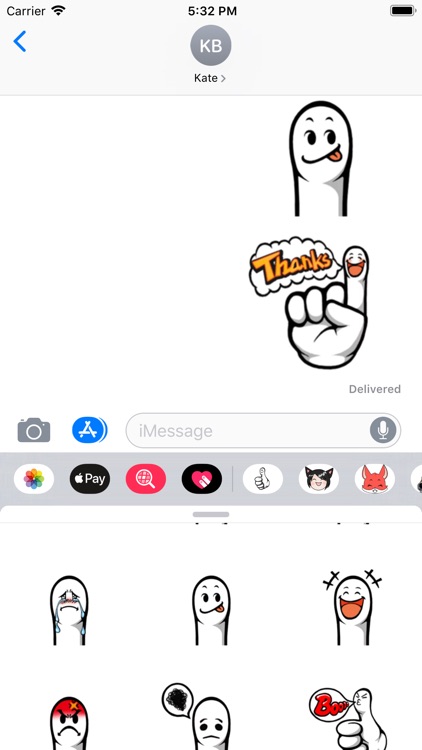 Funny Fingers Sticker Pack