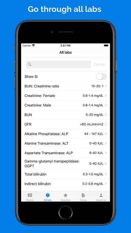 Lab Values Pro: Lab reference screenshot-3