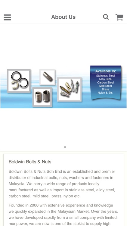 Boldwin Bolts & Nuts