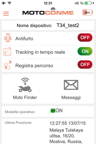 MotoConMe screenshot 2