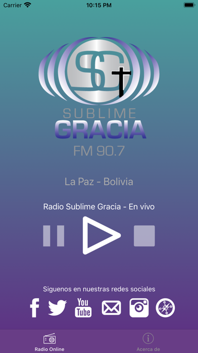 Radio Sublime Gracia 90.7 screenshot 2