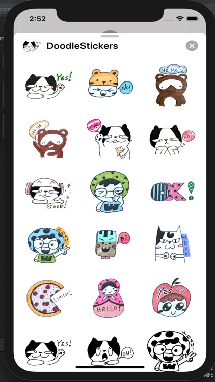 Doodle Funny Stickers