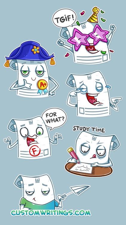 Students Essay Sticker Pack