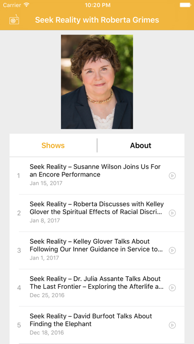 How to cancel & delete Seek Reality with Roberta Grimes from iphone & ipad 1