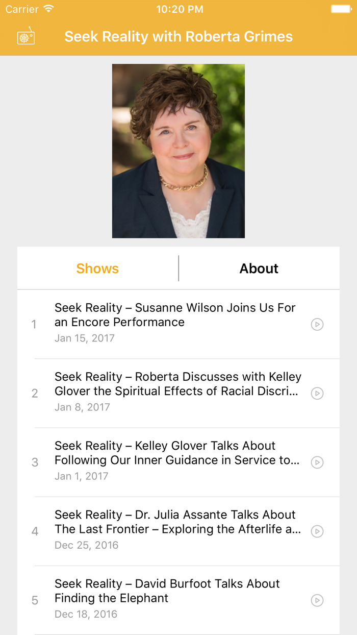 Seek Reality w/ Roberta Grimes