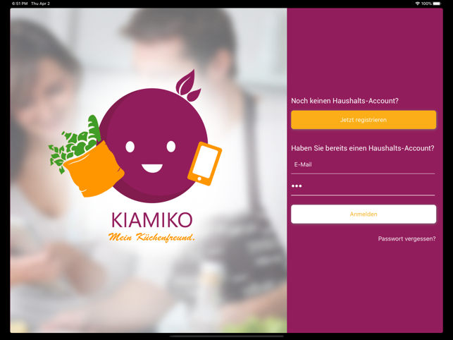 KIAMIKO Tablet-App