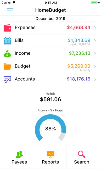 HomeBudget Lite (w/ Sync)