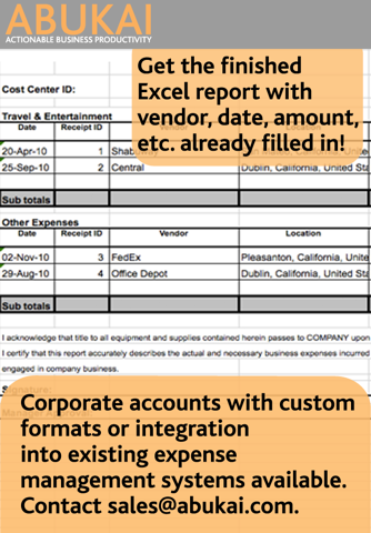 ABUKAI Expense Reports Receipt screenshot 4